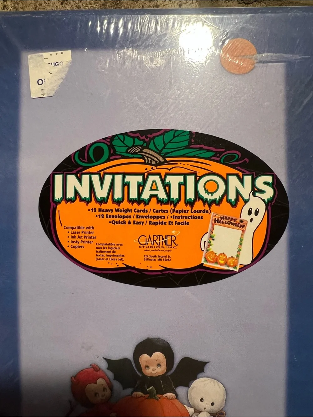 Vintage Halloween vote pad / invitations